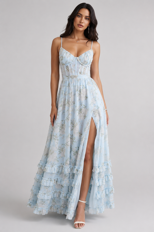 AURA | Silueta susurrante - Vestido veraniego con una elegante caída fluida.